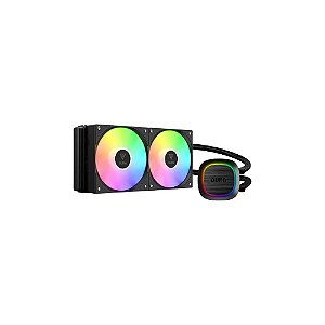 Cooler Líquido Gamdias Aura GL240 V2 Argb 240 MM PWM para CPU - Preto