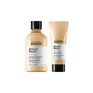 Kit L'Oréal Paris Absolut Repair Shampoo 300ML + Condicionador 200ML