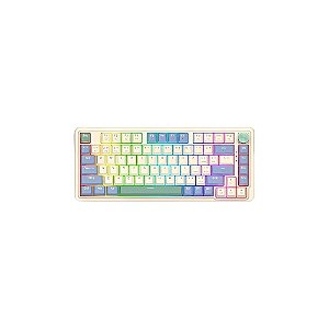 Teclado Mecânico Sem Fio Redragon Ucal K673CPG RGB Pro - Branco