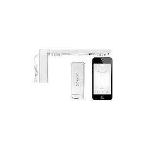 Sistema de Trilhos Motorizados para Cortinas Moes WC-PJ220 Wi-Fi - 2,16 Metros