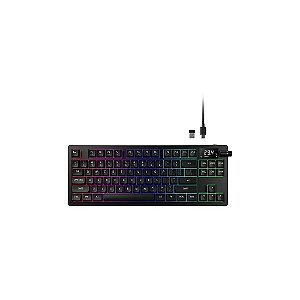 Teclado Mecânico Magnético (Efeito Hall) Gamdias RGB 75% Sem Fio Preto
