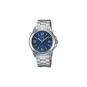 Relógio Casio MTP-1215A-2ADF Analógico Masculino - Prata/Azul