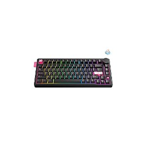 Teclado Gamer Onikuma MT706 75% Mecânico RGB Sem Fio - Preto