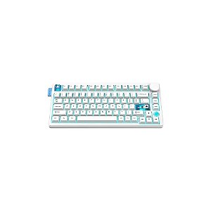 Teclado Gamer Onikuma MT706 75% Mecânico RGB Sem Fio - Branco