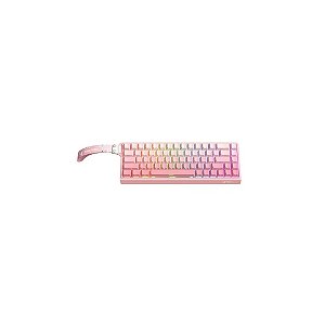 Teclado Gamer Onikuma G69 60% Mecânico Magnético (Efeito Hall) RGB (Inglês) - Rosa (Inglês)
