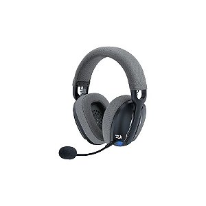 Fone de Ouvido Gamer Redragon Skuld Pro H878BG Sem Fio - Preto Cinza