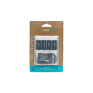 Bateria Recarregável Paleblue CR123A 860 Mah USB-C - 4 Unidades