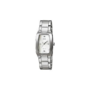 Relógio Casio LTP-1165A-7C2DF Analógico Feminino Prata/Branco