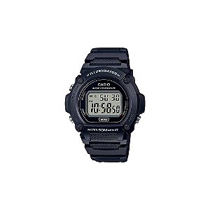 Relógio Casio Illuminator W-219H-1AVDF Digital Masculino - Preto