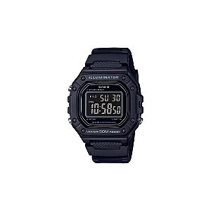 Relógio Casio Illuminator W-218H-1BVDF Digital Masculino - Preto