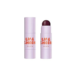 Blush e Batom em Bastão Pupa Milano Grwstick Lip & Cheek 2 em 1 - 003 Juicy Cherry