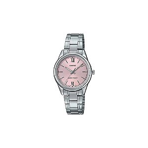 Relógio Casio LTP-V005D-4B2UDF Analógico Feminino Prata/Rosa