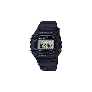 Relógio Casio W-218H-1AVDF Unissex - Preto