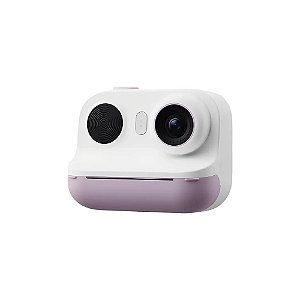 Câmera Infantil Satélite A-DV919 com Impressão Instantânea - Branco/Roxo