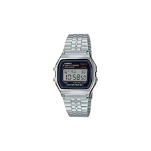 Relógio Casio Vintage A159W-N1DF Digital Unissex - Prata