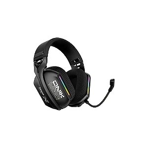 Fone de Ouvido Gamer Onikuma Gaming GT808 RGB Sem Fio - Preto