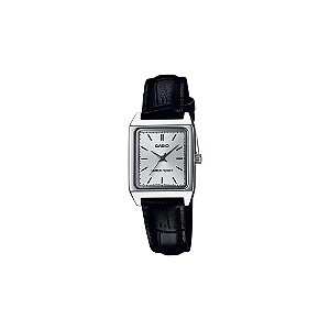 Relógio Casio Vintage LTP-V007L-7E1UDF Analógico Feminino - Prata/Preto