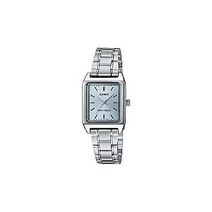 Relógio Casio LTP-V007D-2EUDF Analógico Feminino - Prata/Azul Gelo