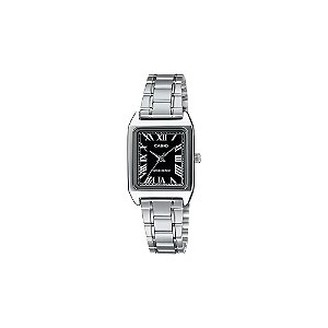 Relógio Casio LTP-V007D-1BUDF Analógico Feminino - Prata/Preto