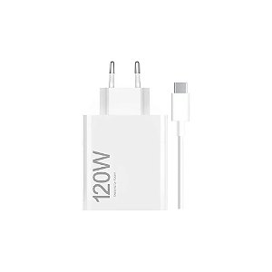 Carregador de Parede Xiaomi Hypercharge MDY-14-Ee USB-A 120 W - Branco + Cabo USB-C