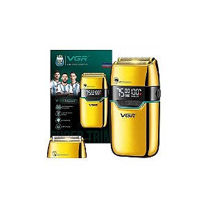 Barbeador VGR Voyager V-350 Recarregável - Dourado