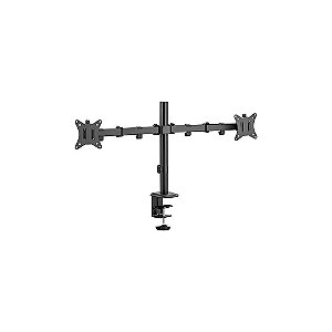 Suporte Articulado para 2 Monitores FTX FTX66-C024E 17" a 32" - Preto