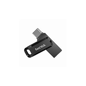 Pen drive Sandisk Dual Drive Go 128 GB - Preto