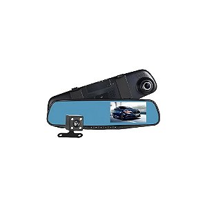 Câmera para Carro Satellite A-DVR054 com Tela - Preto