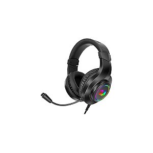 Fone de Ouvido Gamer Redragon Hylas H260 RGB - Preto