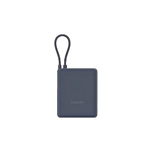 Carregador Portátil Xiaomi BHR9341GL 10.000 M ah 33 W - Azul e Cabo USB-C