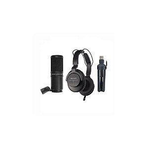 Kit Microfone Zoom Podcast ZDM-1 Pacote de Microfone PMP