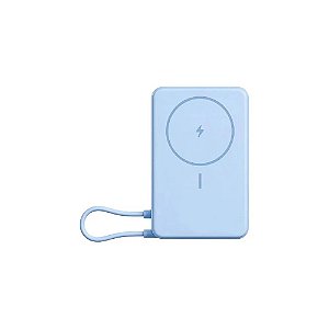 Carregador Portátil Xiaomi Bateria Portátil Magnética BHR08PCGL 10000mAh - Azul