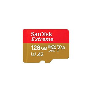 Cartão de Memória Micro SD Sandisk Extreme 128GB 160MBS - SDSQXA1-128G-GN6MA