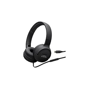 Fone de Ouvido JBL Tune 520C com Fio USB-C - Preto