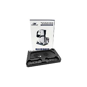 Base de Carregamento Gaminja P58 Multifuncional para Playstation 5 - Preto