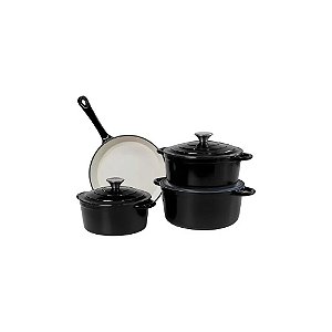 Kit de Panelas Maryland MRCIE403 - Preto - 4 Peças