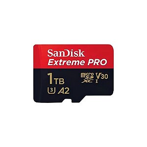 Cartão Micro SD 1TB SanDisk Extreme 200MB/s U3 A2 SDSQXCD-1T00-GN 6MA
