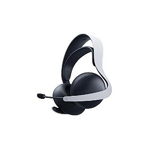 Fone Sem Fio Sony Playstation 5 PS5 Pulse Elite CFI-ZWH2, Preto e Branco