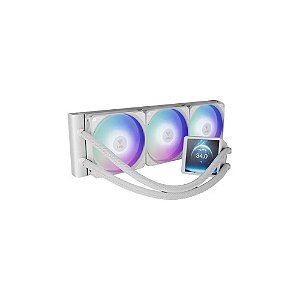 Cooler Water Gamdias Aura GL360 LCD Ips 4" Argb G* 360MM Branco