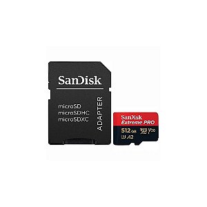 Cartão SD 512GB Sandisk Extreme Pro 200MB SDSQXCD-512G-GN6MA