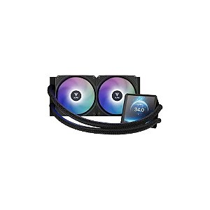 Cooler de Água Gamdias Aura GL240 LCD Ips 4" Argb *G 240mm Preto