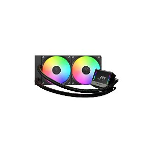 Cooler de Água Gamdias Chione E4-240 V2 Argb Preto com Tela Digital