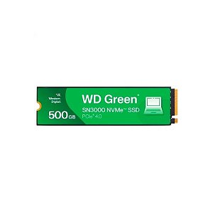 SSD M.2 500GB WD Green SN3000 Nvme WDS500G4G0E 5000/4100 MB/s GEN4
