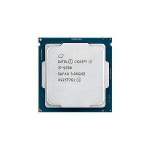 Processador OEM Intel 1151 i5 9500 4.4GHZ sem cooler sem ventoinha sem gravação Sem Garantia