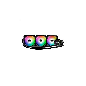 Cooler de Água Gamdias Aura GL360 Lite Argb 3FAN Preto