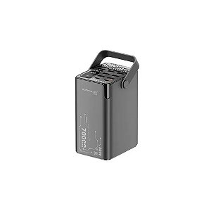 Carregador Portátil Konfulon A66Q 70000MAH PD 30W BLK Preto Power Bank