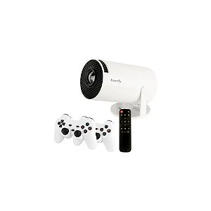 Projetor Smartfy PJ01W Android Game 3D 4K Branco