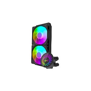 Cooler Líquido Cpu Aigo Darkflash Radiant Dcs 240, Argb, Preto, 240mm, Intel 115X/ 1200/ 1700/ 2011(V3), Amd Am3+/ Am4/ Am5/ Fm2+