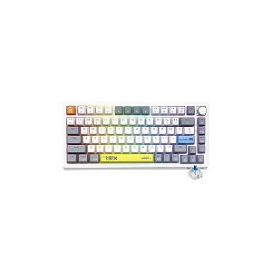 Teclado Onikuma G52 com Cabo USB-C RGB Branco