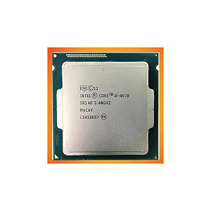 Processador OEM Intel 1150 i5 4670 3.40GHZ sem CX sem fan sem G